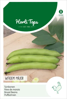 Imagen del producto de Frijoles Puffbohnen Major (75 g) | Semillas de frijol Puffbohnen de Hortitops