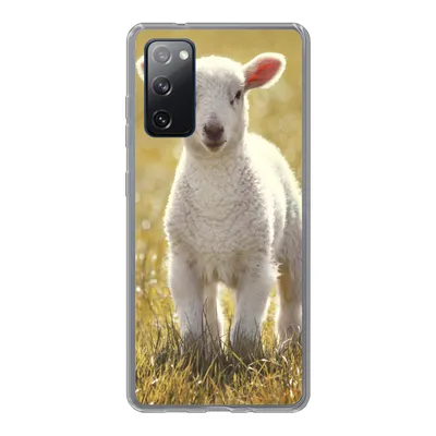 Produktbild von MuchoWow® Handyhülle Schutzhülle Hülle für Samsung Galaxy S20 FE Lamm - Gras - Sonne Silikon Softcase Handy Hülle - Abdeckung