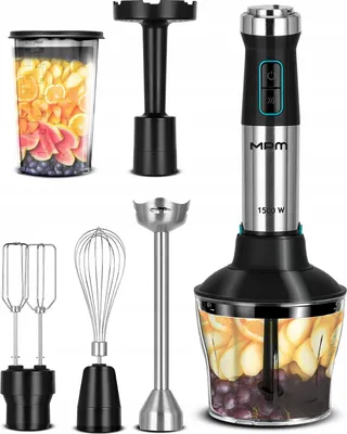 Produktbild von Multifunktionaler Stabmixer - tragbares Set, hohe Leistung 1500 W, MPM MBL-42M