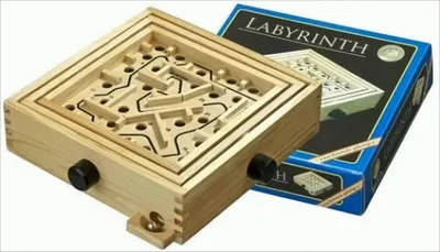 Produktbild von Kleines Labyrinthspiel aus Holz ab 6 Jahren, 1 Spieler
