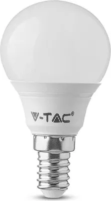 Immagine prodotto di V-TAC SAMSUNG CHIP LED lampadina 5,5W E14 P45 Ball VT-236 calda 470lm