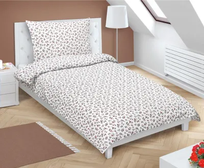 Produktbild von Baumwollleinen mit Hoteltasche - Weiß - 140x200, 70x90