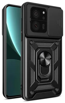 Produktbild von Techsuit Camshield Back Cover Hülle für Xiaomi 13T/13T Pro - Schwarz