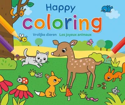 Obrázok produktu pre Omaľovánka - Veselé zvieratká