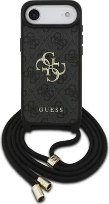 Image de Guess - Crossbody Cord 4G Big Logo (GUHCP17MP4GMGCRK) - iPhone 17 Air - Noir