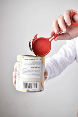 Obrázok produktu pre Otvárač na konzervy s protišmykovou rukoväťou – otvárač na krúžkové a pohárikové konzervy
