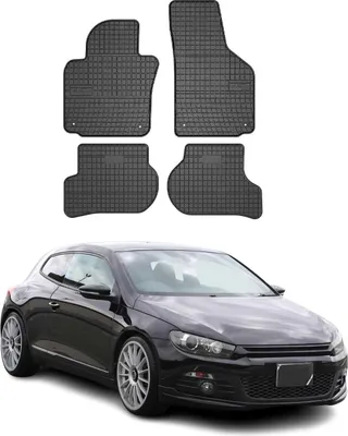 Image de Tapis de Sol pour VW Scirocco III 2008-2017 OMAC Noir Caoutchouc
