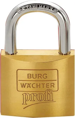 Image de Cadenas à cylindre 116/40 corps de serrure-largeur 40mm MS fermeture différente BURG-WÄCHTER