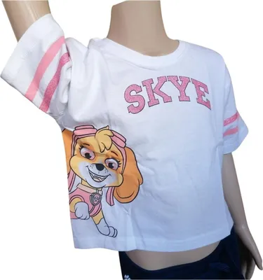 Produktbild von Crop Top „Skye & Glitter - Skye“ – Bauchfrei 110