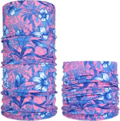 Produktbild von Multifunktionstuch Schlauchschal Halstuch Motorrad Mundschutz Fahrrad Bandana 342 Blumen