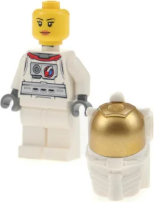Produktbild von 1x Lego Minifigur Space Exploration Shuttle Astronautin Helm 60080 cty0567