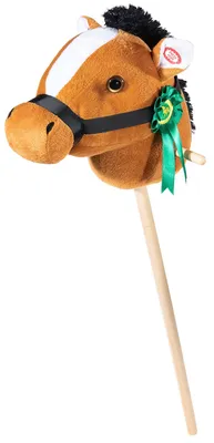 Immagine prodotto di Cavallo di legno con targhetta, color marrone chiaro