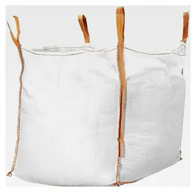 Produktbild von 10 Stück 1t Big Bag 80x80x80cm | Offener Big Bag | FIBC 1000kg Standard Hebeschlaufen