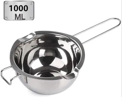 Produktbild von 1000 ml Edelstahl-Wasserbadtopf (18/8) für Butter, Schokolade, Zucker, Käse