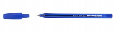 Produktbild von D.rect HOT1 Kugelschreiber Blau Ergonomisch Transparent