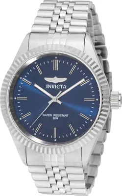 Produktbild von Invicta Specialty 49314 Herren Uhr - Quartz Bewegung - Edelstahl mit Blauer Zifferblatt - 43 mm