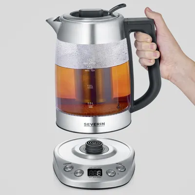 Produktbild von Severin WK 3480 Glas-Tee-/Wasserkocher Deluxe