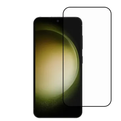 Produktbild von Displayschutzfolie passend für Samsung  Galaxy S23 - Full Cover Tempered Glass mit rundem Rand - Tempered Glass mit  abgerundeten Ecken