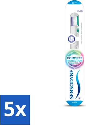Zdjęcie produktu dla Sensodyne - Szczoteczka do zębów - Complete Care Soft - Complete Care - 1 szczoteczka do zębów - Value pack - 5 szt