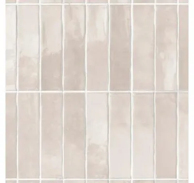 Produktbild von Handmuster zu Kunststoffpaneel Element 3D Optik Vertical Tiles Rose Brilliant Nullfuge 2600 x 375 x 8 mm