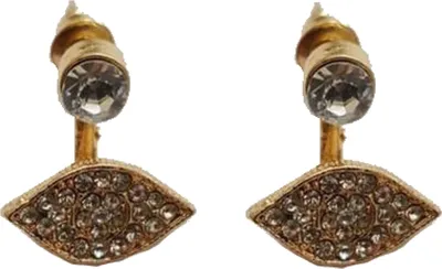 Produktbild von Schöne Strass Ohrringe in der Farbe Gold