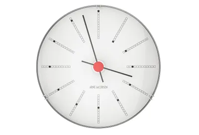 Zdjęcie produktu dla Zegar ścienny Arne Jacobsen Bankers, Ø 29 cm