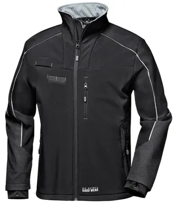 Zdjęcie produktu dla Kurtka robocza Sir Safety Shark Softshell dla mężczyzn, wodoodporna, z wiatroodpornymi mankietami, rozmiar XL, czarna