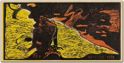 Produktbild von Coloray Küchenrückwand 140x70 Spritzschutz aus Glas - Gauguin auti die pape