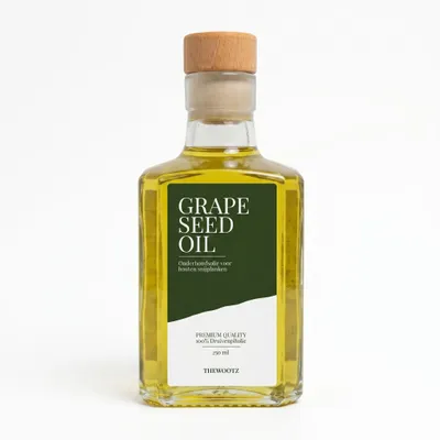 Productafbeelding van TheWootz Onderhoudsolie Snijplank – 250 ml – 100% Druivenpitolie – Voedselveilig – Voor Houten Snijplanken, Hakblokken & Borrelplanken