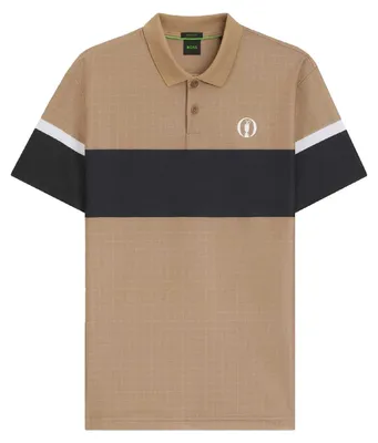 Immagine prodotto di Boss - Polo da uomo "The Open 25 Paddy", con stemma GT14654 (M) (beige)