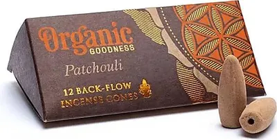 Produktbild von Natürliche Backflow-Räucherkegel mit Patschuli – 24 g