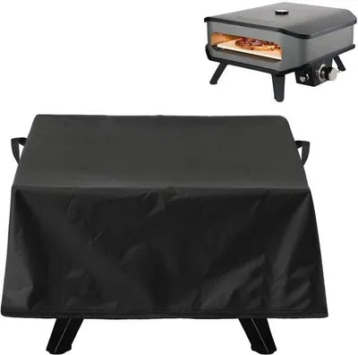 Image de Housse noire pour four à pizza en Oxford 420D, 17 pouces, 62 x 62 x 28 cm