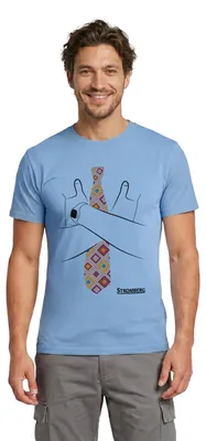 Produktbild von Spreadshirt Stromberg Berthold „Ernie“ Heisterkamp Kostüm Männer T-Shirt, XXL, Carolina Blue