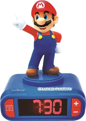 Produktbild von Super Mario 3D-Nachtlicht-Wecker mit Soundeffekten