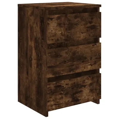 Produktbild von vidaXL Nachttisch Räuchereiche 40x35x62,5 cm Holzwerkstoff