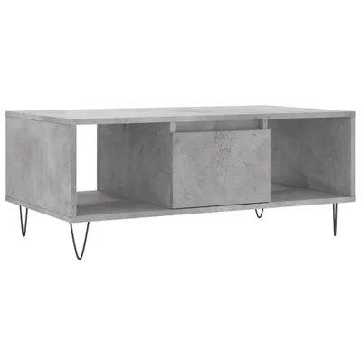Produktbild von vidaXL Couchtisch Betongrau 90x50x36,5 cm Holzwerkstoff