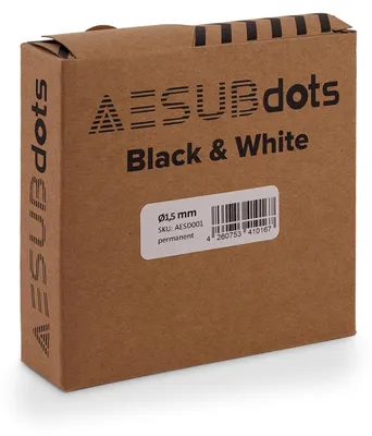 Obrázek produktu pro AESUBDOTS – bílé, 1,5 mm