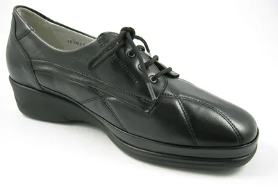 Immagine prodotto di WALDLÄUFER scarpe da donna stringate comode nere numero 7