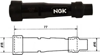 Zdjęcie produktu dla NGK Fajka Świecy SB10E (kod. 8803) YBX