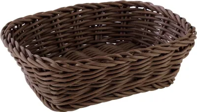 Produktbild von APS 50631 Korb PROFI LINE, 19 x 13 cm, Höhe 6 cm, Polypropylen, braun