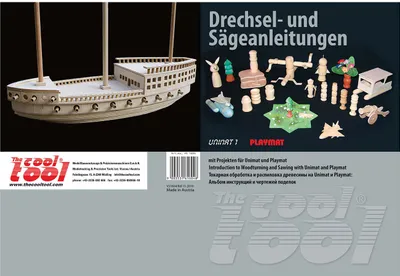 Produktbild von COOL TOOL Buch Drechsel- und Sägeanleitungen für Modellbau-Werkzeuggrundkasten