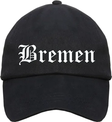 Produktbild von Bremen Cappy - Altdeutsch bedruckt - Schirmmütze Cap  Einheitsgröße Schwarz