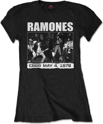 Produktbild von Ramones CBGB 1978 Black L Damen T-Shirt