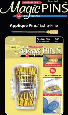Produktbild von Taylor Seville Magic Pins - Applique extra fine 0,4 x 26 mm : 100 Stück Packungsgröße: 100 Stück