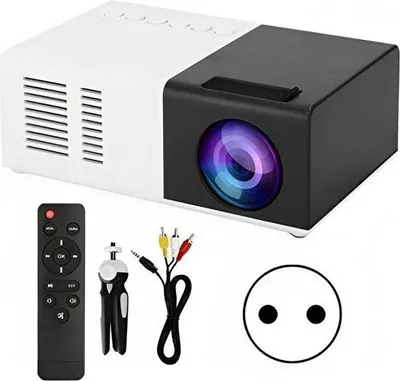 Produktbild von Kompakter Mini-Beamer 1920x1080 HDMI USB Schwarz