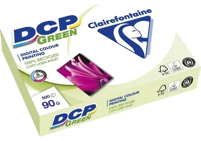 Produktbild von DCP Green Kopierpapier, DIN A4, 90g/qm, weiß, Weißegrad 135 CIE, Packung à 500 Blatt