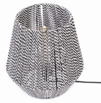 Produktbild von Ledigo Zebra Tischleuchte Geflochten Boho