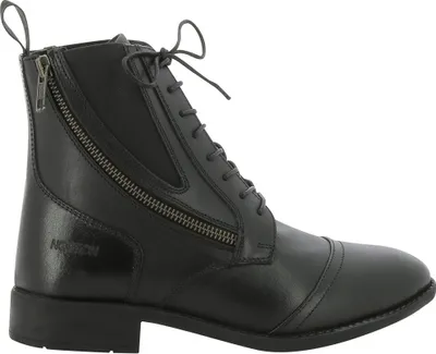 Produktbild von Ekkia NORTON Reitstiefelette mit Schnürung und Reisverschluss Metal schwarz, Schuhgröße:39