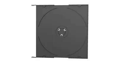 Produktbild von MediaRange BOX111-200, Schmuckschatulle, 1 Disks, Schwarz, Kunststoff, 120 mm, 140 mm
