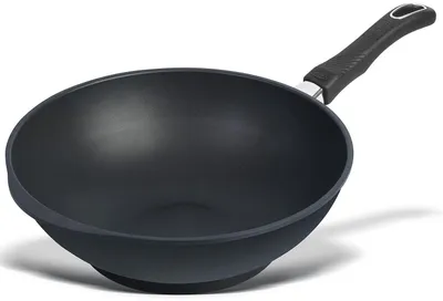 Produktbild von Gastrolux Biotan WOK Wokpfanne, 36 cm max. Durchmesser, Gusseisen/Gussaluminium, Induktionsherd-geeignet, Antihaftbeschichtung